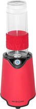 Personal 500-Watt Mini Blender and Smoothie Maker - Includes Grinder Cup, 2 Blender Bottles and Recipe Booklet, Red