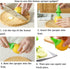 BJLIIO 2Pcs Set, Lemon Juice Sprayer, Manual Orange Juice Citrus Spray with Holder Plate, Green Citrus Sprayer Lemon