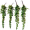 Supla 4 Pcs Artificial Hanging Succulents Faux Burro's Tail Picks for Indoor Outdoor Decor