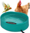 Heated Water Bowl for Chicken, Large Capacity 125OZ Poultry Water Heater for