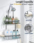 YASONIC Shower Caddy Hanging, Never Rust Shower Organizer Hanging, Aluminum Shower Racks for Inside Shower with Hooks