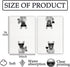 Set 2, Decor(16x24Inch) French Bulldog Gifts Wine Kitchen Towels of Funny French Bulldog Wine Lover Decorative Hand