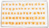 PME Fun Fonts Collection 2 Stamping Set, Letters & Numbers for Cookie & Cupcake (66 Pieces), Standard Transparent