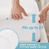 Cozymaker Queen Size 100% Waterproof Mattress Protector, Cooling Fitted Mattress Cover 8-21" Deep Pocket, Soft