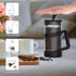 RAINBEAN Mini French Press Coffee Maker - 12 oz Camping Coffee Press Pot, Small French Press for Tea and Frothed Milk