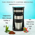 Mixpresso Personal Single Serve Coffee Maker & 14oz Travel Mug, Drip Small Coffee Maker with Auto Shut Off & Reusable