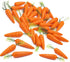 30 Pcs Mini Artificial Fake Vegetables Carrots Decor - Faux Lifelike Simulation