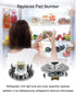2 Pack Upgrade LED Light Bulb & Cover Assembly for GE Refrigerator, Replace WR55X11132, WR55X25754