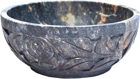 Nirvana Class - Soapstone Scrying and Smudge Bowl (4 Inch) from India