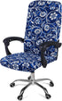 smiry Stretch Printed Computer Office Chair Covers, Soft Fit Universal Desk Chair Slipcovers