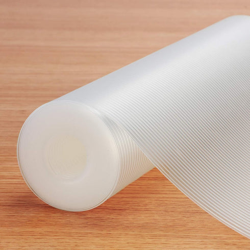 Glotoch Shelf Liner 17.5" x 30 ft, Non Adhesive Waterproof Durable Refrigerator, Kitchen, Drawer Liners, Clear