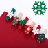 Boao Christmas Wood Clips - 60 Pieces Photo Clips for Christmas Tree, Elk Gloves, Snowflake Clothespins