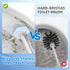 Wizia 40 Count Disposable Toilet Brush Refills - Compatible with Most Toilet Brushes, Easy Cleaning Toilet Bowl Sponge
