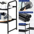 Closet, 2 42.5 Inches SUFAUY Shoe Rack Storage for Bedroom Stackable Tier Fabric Shoe Organizer Shelf, Long, Black