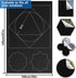 Magnetic Blackout Window Cover No Drill Cuttable 100% Black Out Film, Room Darkening Shades 39x57 inch