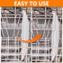 Cenipar Dishwasher Rack Tine Prong Repair End Cover Caps (100pcs) - 1 Inch Round Anti Slip Tips