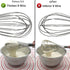 Whisks for Cooking, 3 Pack Stainless Steel Whisk Set for Blending, Beating, and Stirring, Enhanced Version Balloon Wire