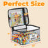 WinzMil 6-Pack Extra Large Toy Storage Bags with Zippers & Labels, Reusable Clear TPU Waterproof Organizer for Kids