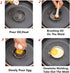 Colorsheng Ring,3 Inch (3 Pack) Egg Stainless Steel Omelet Mold Pancake Ring Metal Kitchen Cooking Tool