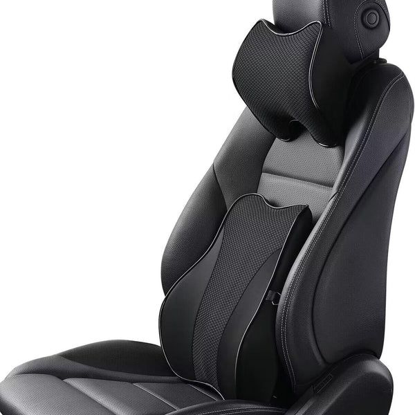Lumbar Support and Car Neck Pillow for Office Chair and Car Seat