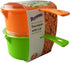 Set of 2 Microwave Saucepan with Lid, 800ml Each, Store Heat and Eat