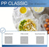 LOCK & LOCK Easy Essentials Food Storage Containers, BPA Free, Rectangle, 37 oz for Pasta, Clear