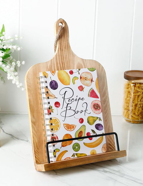 Recipe Book Waterproof Hardcover to Write in Your Recipes, Family Recipe Notebook Holds 120 Recipes