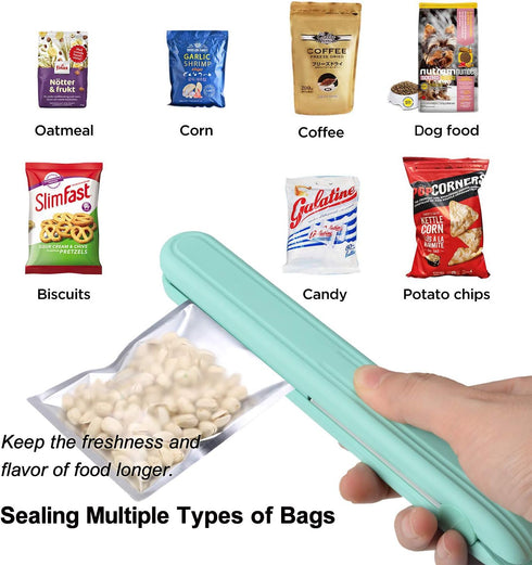 Hand-held Heat Sealer for Food Plastic Bags - Portable Mini Sealing Machine for Mylar Aluminum Foil