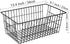 iPEGTOP Wire Freezer Storage Baskets, Set of 2 Farmhouse Bins with Handles for Kitchen Cabinets, Pantry, Black