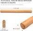Bamber Mini Wood Rolling Pin, 11'' x 1.2'', Small Wooden Dough Roller for Kids