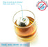 Soireehome Tilt Twin Beverage Chilling Balls, Set of Two with Garnishing Sticks & Stands