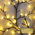 7.5Ft 144 (1 Pack) Enchanted Willow Vine Fairy Lights - Christmas Decorations Twinkling Tree Branch with Remote