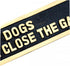 Renovators Supply Manufacturing Beware of Dog Sign, 10.9 in. X 2.1 in. Cast Brass