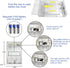 Yalilong Decoration,6 on/18 Off,30 LEDs,10 1) with Timer Function Battery Operated Dewdrop Led Lights,Mini Fairy Lights