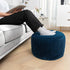 Asuprui Pouf Ottoman Unstuffed Ottoman Foot Rest Floor Pouf Round Pouf Seat Floor Bean Bag Chair Foldable Floor Chair