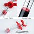 JY COOKMENT Meat Injector Syringe, 1-oz Marinade Flavor Injector with 2 Professional Needles, 1 Cleaning Brush