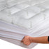Viscose Made from Bamboo Twin XL Mattress Topper, Thick Cooling Breathable Pillow Top for Back Pain Relief