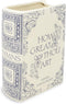Steel Mill & Co Original Book-Shaped Decorative Vase, Ceramic Vases for Home