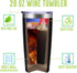 AMZUShome Thanks For Being My Boss Travel Mug - Boss Day Gifts, Office Gifts, 20oz Black Tumbler