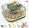 HOWOOlUA 12 Egg Incubator for Hatching Eggs withAuto Turn, Temp & Humidity