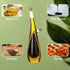 Counter 2 1 (15 10 Lily's Home Glass Olive Oil and Vinegar Dispenser Bottle, for Kitchen Cooking Salad, Dressing