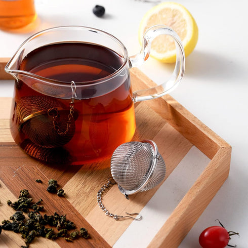 OXT 2PCS Premium Tea Infusers for Loose Leaf Tea - Upgraded Tea Strainers and Tea Balls for Flavoring Herbal Spices