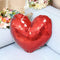 4 Pack Sublimation Blank Pillow Case Covers, Heart 18inx14in Reversible Sequin Magic Swipe Cushion Covers
