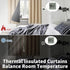 BGment Beige Blackout Curtains for Living Room, 95 Inch Length 2 Panels Set, Thermal Insulated Soundproof Energy Saving