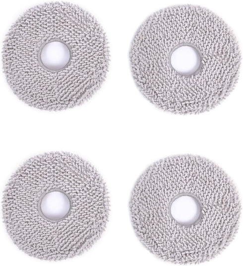 ECOVACS Washable Mopping Pads, 4 PCS for DEEBOT X2 Omni, T20 Omni, T10 Omni, X1 Turbo Series