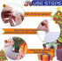 SKYLETY Christmas Party Games Pin The Nose Game on Santa Claus Fun Xmas Blindfold Party Games for Family Friends