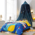 THREENTDAY Bed Canopy for Kids, Printed Hanging Canopy for Baby Brib Kids Bed Room Decor Reading Nook Indoor Outdoor