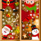90shine 314PCS Christmas Decorations - Window Clings with Snowflake, Santa, Elf, Reindeer, Gnome Decals, 12 Sheets