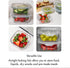 Square Glass Storage Container, Stackable BPA Free Airtight Seal Food Containers with Lids, 5"x5" x 2.5", 4 Pack, White