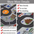 KEBEXXY Room,31X47Inch/80X120CM Kids Rug Play Mat Great for Playing with Cars and Toys,Educational Kid Road and Traffic
